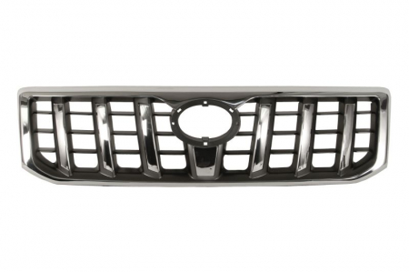 Grile - Grila radiator crom/negru potrivit TOYOTA LAND CRUISER 100, LAND CRUISER PRADO 2.7-4.5 1998-2010