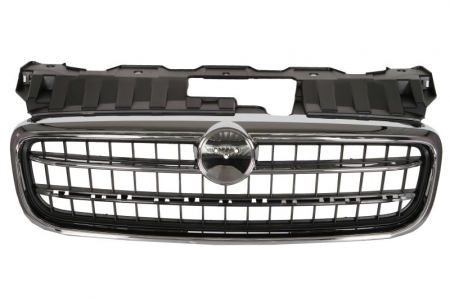 Grila radiator cu cadru, crom/negru potrivit FIAT LINEA 1.3D-1.6D 10.06-06.15