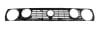 Grila radiator cu locas proiector negru potrivit VW GOLF II 1.0-1.8 1983-1992 [1]