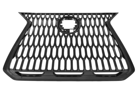 Grile - Grila radiator (cu orificii ale senzorului de parcare, gri inchis) potrivit LEXUS NX II dupa 2021
