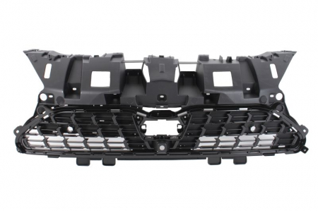 Grile - Grila radiator cu orificiu pentru camera; cu orificii senzori parcare, negru potrivit TOYOTA YARIS CROSS dupa 2020