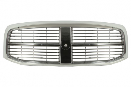 Caroserie - Grila radiator cu stipe cromate, crom/negru potrivit DODGE RAM 1500, RAM 2500 3.7-8.0 01.93- 01.05-02.09