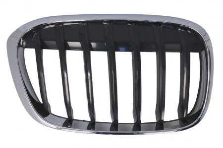 Grile - Grila radiator dreapta BASIS, negru/crom potrivit BMW X1 F48 2015-2019