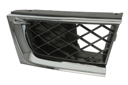 Grila radiator Dreapta cu cadru, crom/negru potrivit SUBARU IMPREZA 1.5-2.5 2000-2007