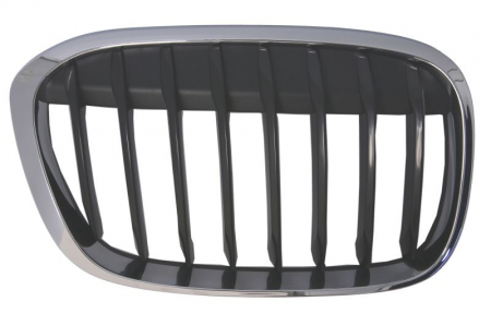 Grila radiator dreapta pachet M, negru/crom potrivit BMW X1 F48 09.15-07.19