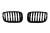 Grila radiator Dreapta/Stanga Set 2 bucati, model pachet M, negru lucios potrivit BMW X5 E70 3.0-4.8 2006-2013 [1]