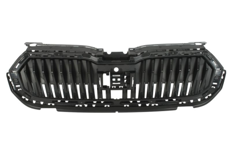 Grile - Grila radiator (fara rama, negru) potrivit SKODA FABIA IV dupa 2021