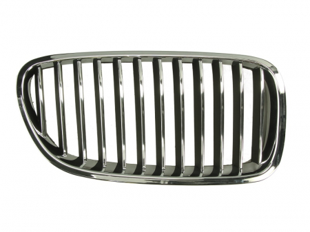 Grile - Grila radiator fata dreapta potrivit BMW Seria 5 F10, 5 F11 dupa 2009 - negru/crom
