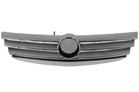 Grile - Grila radiator fata ELEGANCE/AVANTGARDE, crom/argintiu MERCEDES Clasa A intre 2004-2009