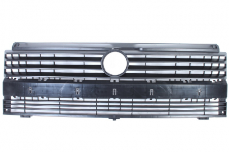 Grile - Grila radiator fata mijloc potrivit VW TRANSPORTER 1990-2003 - nu pentru caravelle, negru
