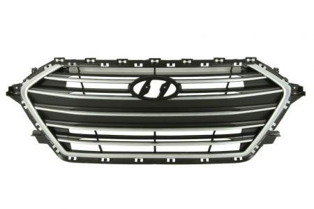 Grile - Grila radiator fata negru/argintiu potrivit HYUNDAI ELANTRA VI 2017-2019