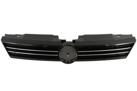 Grile - Grila radiator fata negru/crom VW JETTA IV intre 2010-2014