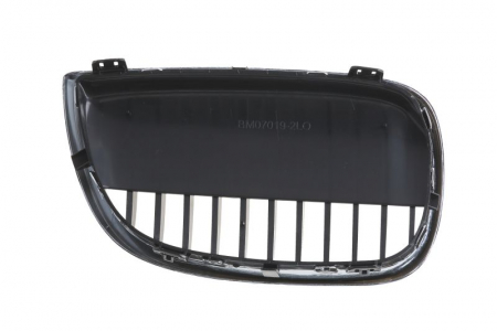 Grila radiator fata stanga potrivit BMW Seria 1 2003-2007 - negru/crom [1]