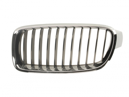 Grile - Grila radiator fata stanga negru/crom BMW Seria 3 F30, F80, 3 F31 dupa 2011