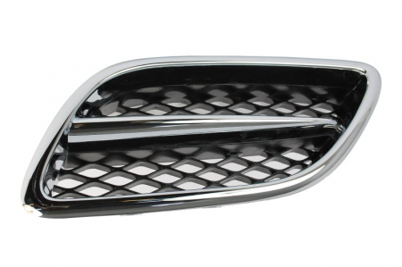 Grile - Grila radiator fata stanga potrivit NISSAN PRIMERA 1999-2002 - negru/crom