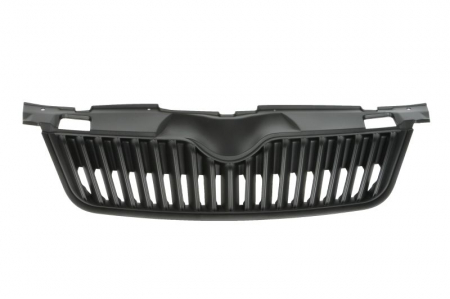 Grila radiator gri inchis, potrivit SKODA FABIA II, ROOMSTER, ROOMSTER PRAKTIK 1.2-1.9D 2006-2015 [0]