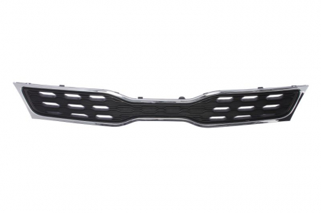 Grila radiator Hatchback, crom/negru potrivit KIA RIO II, RIO III 1.1D-1.6 2005-2014 [0]