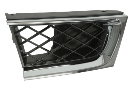 Grila radiator Stanga cu cadru, crom/negru potrivit SUBARU IMPREZA 1.5-2.5 2000-2007