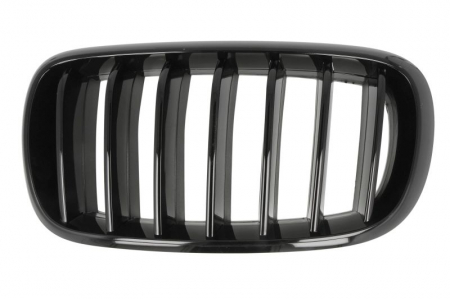 Grile - Grila radiator stanga (M-PAKIET, negru lucios) potrivit BMW X5 F15, F85, X6 F16, F86 07.13-12.19