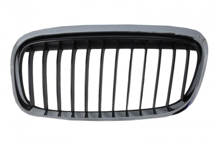 Grile - Grila radiator stanga (rama crom, SPORT, negru) potrivit BMW 2 Active Tourer F45, F46, 2 Gran Tourer F46 09.14-12.18