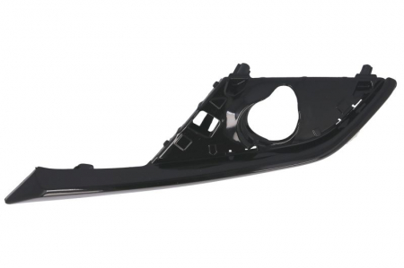 Grila ventilatie bara fata stanga (cu orificii lampa ceata, negru) potrivit MAZDA CX-3 04.19- [0]