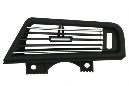 Grile - Grila ventilator habitaclu fata dreapta (negru/crom) potrivit BMW 5 F10, F11 12.09-02.17