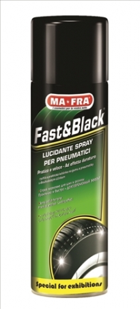 Cosmetica & Detergenti auto - Spray Silicon Negru Special Anvelope Fast & Black Ma-Fra