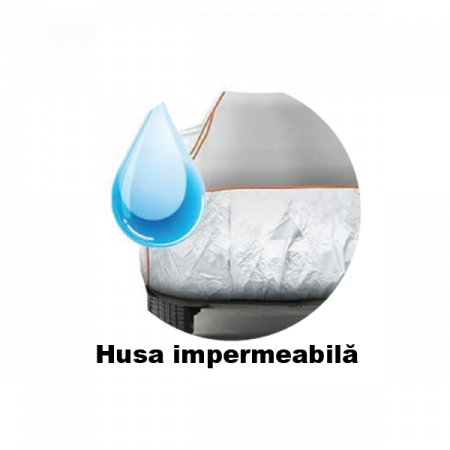 Husa auto exterior anti-grindina 530x175x120 cm Marimea XL [3]