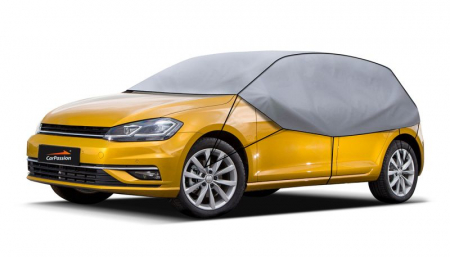Piese auto electrice - Husa protectie masina, Half, tot anul; three-ply; impermeabil; cu strat UV, culoare: gri