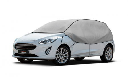 Piese auto electrice - Husa protectie masina, Half, tot anul; three-ply; impermeabil; cu strat UV, culoare: gri