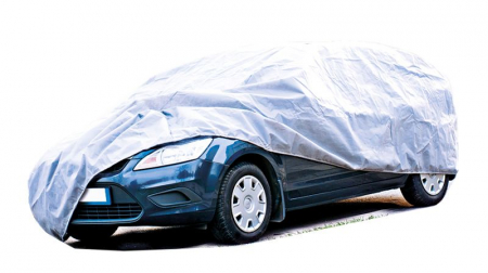 Piese auto electrice - Husa protectie masina, Perfect, tot anul; three-ply; impermeabil, culoare: gri, dimensiune: M; 1,5x3,85 m.