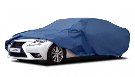 Piese auto electrice - Husa protectie masina, Premium, culoare: albastru marin, dimensiune: L; 4,25-4,7