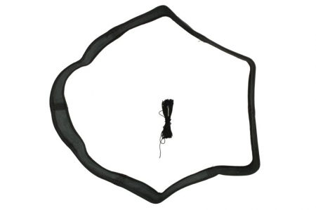 Husa volan, piele, diametru: 42-44cm, negru [1]