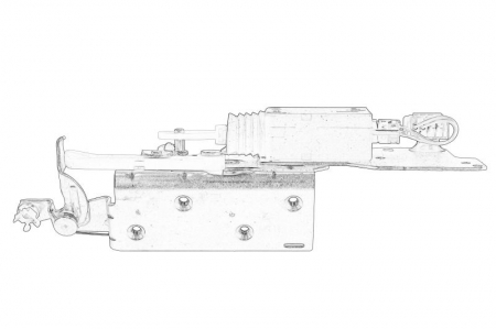 Piese Auto - Incuietoare usa spate (cu versiune cu inchidere centralizata) CITROEN BERLINGO; PEUGEOT PARTNER, PARTNERSPACE dupa 1996