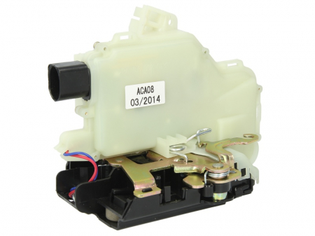 Caroserie - Incuietoare usa Spate Stanga (interior, potrivit versiune cu inchidere centralizata) potrivit SEAT LEON, TOLEDO II; SKODA OCTAVIA I; VW BORA, BORA I, GOLF IV, GOLF V, NEW BEETLE 08.96-12.13