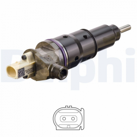 Injector potrivit RVI; VOLVO C380; C430; C460; FM330; FM370; FM410; FM450; FMX330; FMX370; FMX410; FMX450; K430; K460; T380; T430; T460 D11K; DTi11 potrivit VOLVO FM, FM II D11A-330-D11K460 dupa 2005 [1]