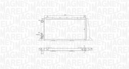 Intercooler potrivit AUDI 80 1.6D-2.0 1986-1991 [1]