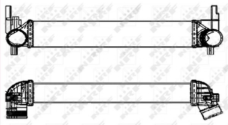 Intercooler - Intercooler potrivit AUDI A1; SEAT IBIZA IV, IBIZA IV ST, TOLEDO IV; SKODA FABIA II, RAPID, ROOMSTER, ROOMSTER PRAKTIK; VW POLO 1.2D-1.9D dupa 2008