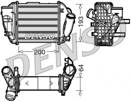 Intercooler - Intercooler potrivit AUDI A4 2.5D 2000-2005
