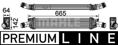 Piese Auto - Intercooler AUDI A4, A4 ALLROAD, A5, A6, A7, Q5 1.8-2.0H intre 2007-2018