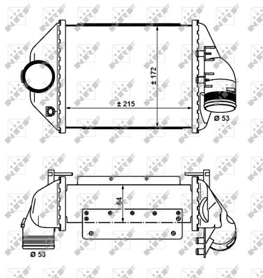 Intercooler - Intercooler potrivit AUDI A4, A6, ALLROAD 2.4/2.7 1997-2005