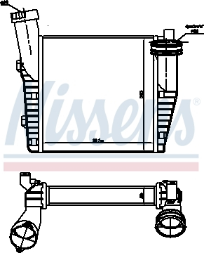 Piese Auto - Intercooler AUDI Q7; PORSCHE CAYENNE; VW TOUAREG 2.5D-5.0D dupa 2002