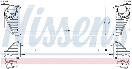 Piese Auto - Intercooler BMW Seria 5 (F10), 5 (F11), 5 GRAN TURISMO (F07), 6 (F12), 6 (F13), 6 GRAN COUPE (F06), 7 (F01, F02, F03, F04) 3.0D intre 2009-2018