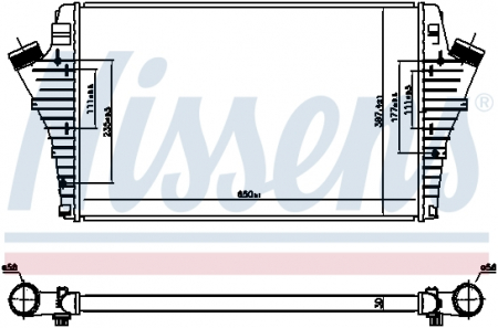 Piese Auto - Intercooler CADILLAC BLS; FIAT CROMA; OPEL SIGNUM, VECTRA C, VECTRA C GTS; SAAB 9-3 1.9D dupa 2004