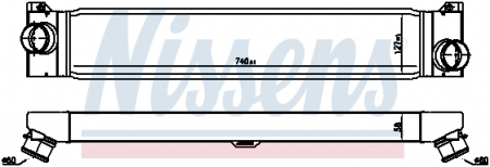 Piese Auto - Intercooler CITROEN JUMPER; FIAT DUCATO; PEUGEOT BOXER 2.0D-3.0D dupa 2006