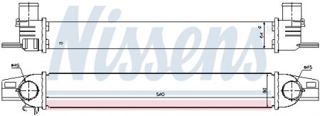 Intercooler CITROEN NEMO; FIAT FIORINO, QUBO; PEUGEOT BIPPER, BIPPER TEPEE 1.3D/1.4D dupa 2007