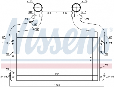 Intercooler EURO 6 potrivit DAF CF MX-11210-MX-11330 05.13- [2]
