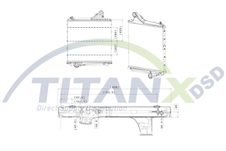Intercooler EURO 6 potrivit RVI C, K, T DTI11-122HH-DXi13520 01.13- [2]