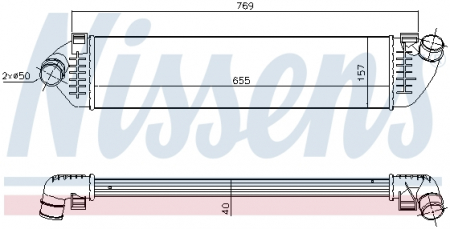 Piese Auto - Intercooler FORD C-MAX, C-MAX II, FOCUS C-MAX, FOCUS II, FOCUS III, GRAND C-MAX, KUGA II, MONDEO IV 1.6D/1.8D/2.0D dupa 2003