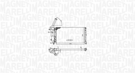 Intercooler potrivit LANCIA Y 1.1/1.2/1.4 1995-2003 [1]